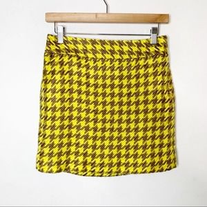 The Limited Yellow Mini Skirt SZ 0